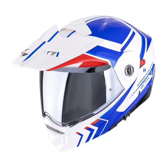 SCORPION KASK ADX-2 LEWIS WH-BLUE-RED XXL -zdjęcie numer 1