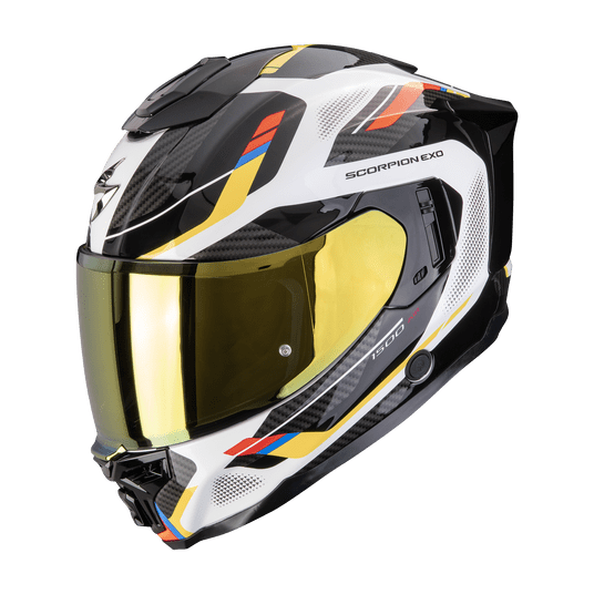 SCORPION KASK EXO-1500 AIR SLEEK WH-BLUE-YELL M -zdjęcie numer 1