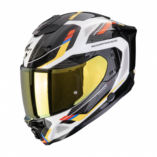 SCORPION KASK EXO-1500 AIR SLEEK WH-BLUE-YELL S -zdjęcie numer 1
