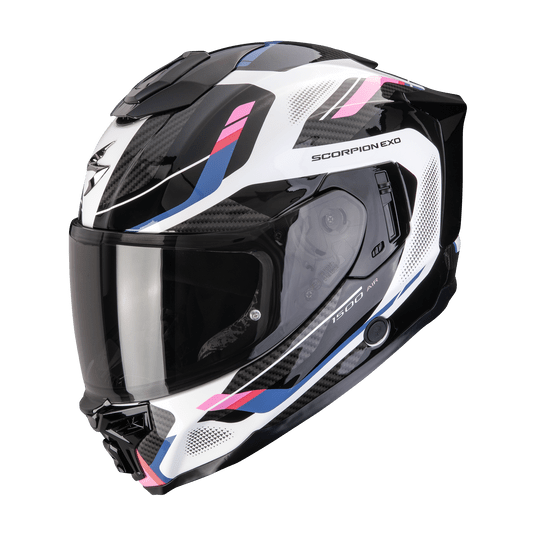 SCORPION KASK EXO-1500 AIR SLEEK White-Bk-Pink M -zdjęcie numer 1