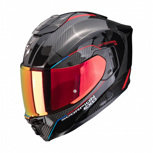 SCORPION KASK EXO-1500 CARBON AIR MUNDI BK-RD M -zdjęcie numer 1