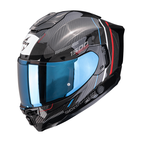 SCORPION KASK EXO-1500 CARBON AIR ZITY BK-RD-BL L -zdjęcie numer 1