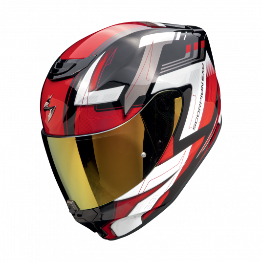 SCORPION KASK EXO-391 CAPTOR BLACK-RED L -zdjęcie numer 1