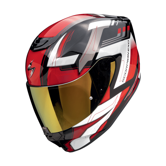 SCORPION KASK EXO-391 CAPTOR BLACK-RED M -zdjęcie numer 1