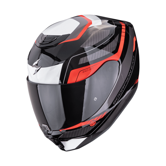 SCORPION KASK EXO-391 LEO Black-Red M -zdjęcie numer 1