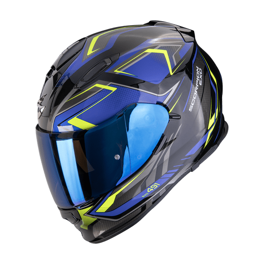 SCORPION KASK EXO-491 ZUMO Bk-Bl-Neon yell L -zdjęcie numer 1