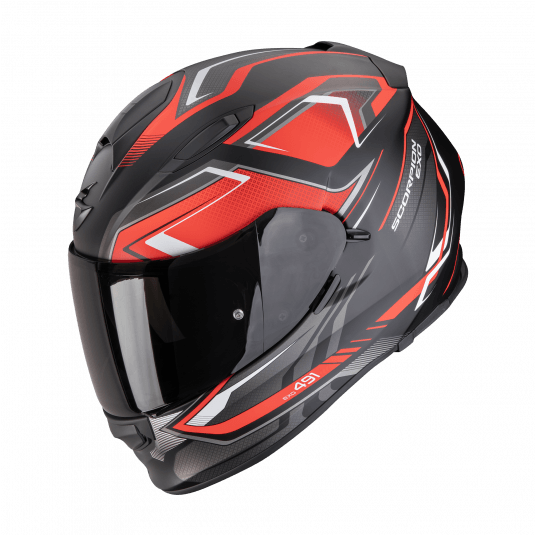SCORPION KASK EXO-491 ZUMO Matt BK-RD M -zdjęcie numer 1