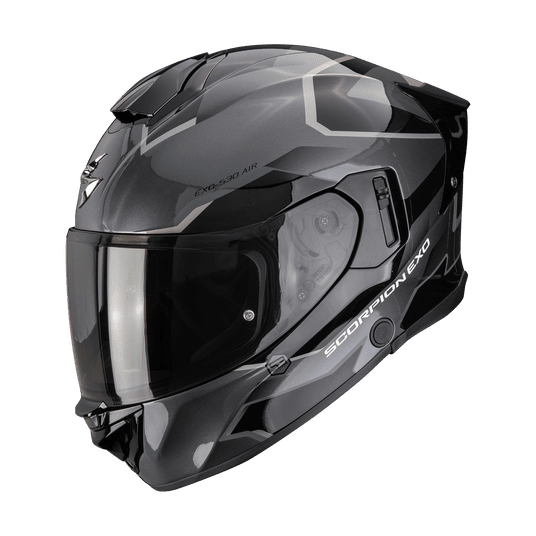 SCORPION KASK EXO-530 AIR CLIP Silver-Black S -zdjęcie numer 1