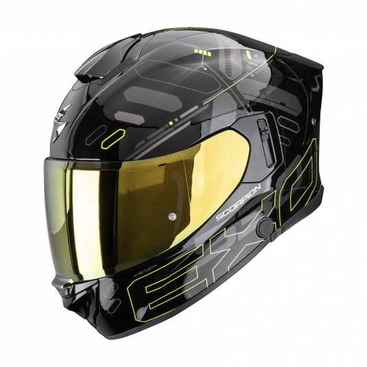SCORPION KASK EXO-530 AIR FOND Black-Neon yell XL -zdjęcie numer 1