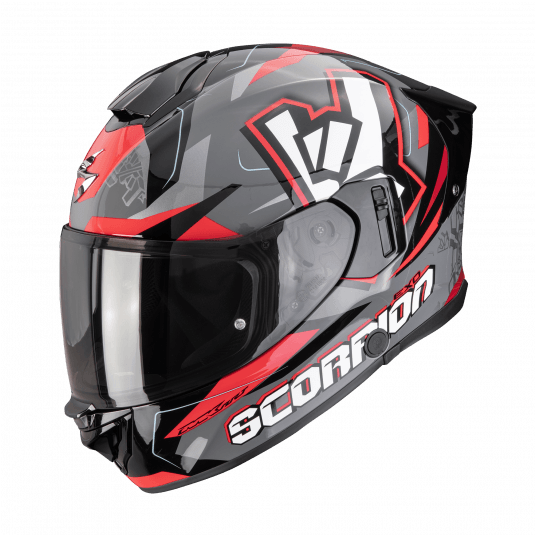 SCORPION KASK EXO-530 AIR ROK GREY-BLACK-RED L -zdjęcie numer 1