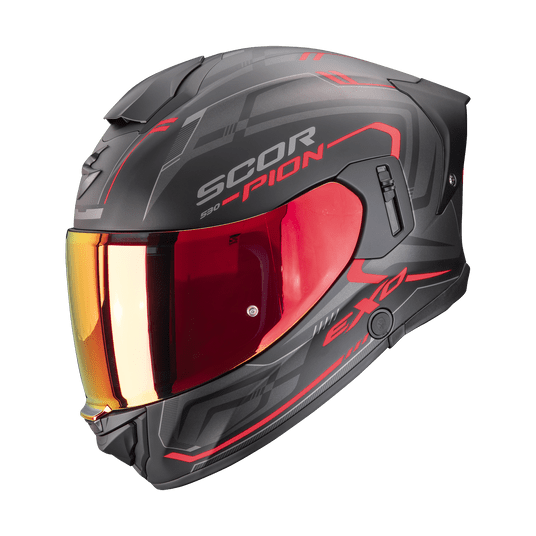SCORPION KASK EXO-530 AIR SLOPE MATT BK-RD S -zdjęcie numer 1