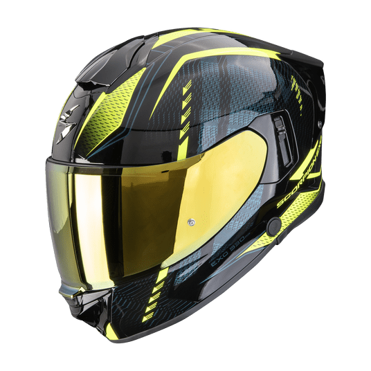 SCORPION KASK EXO-530 AIR THERAS Black-Neon Yel M -zdjęcie numer 1