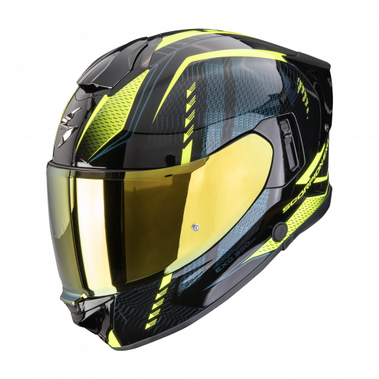 SCORPION KASK EXO-530 AIR THERAS Black-Neon Yel M -zdjęcie numer 1