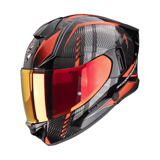 SCORPION KASK EXO-530 AIR THERAS Metallic BK-RD S -zdjęcie numer 1