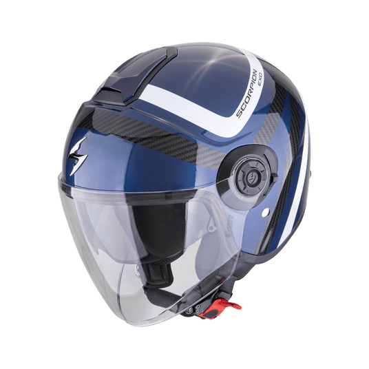 SCORPION KASK EXO-CITY II RIVA BLUE-BLACK L -zdjęcie numer 1