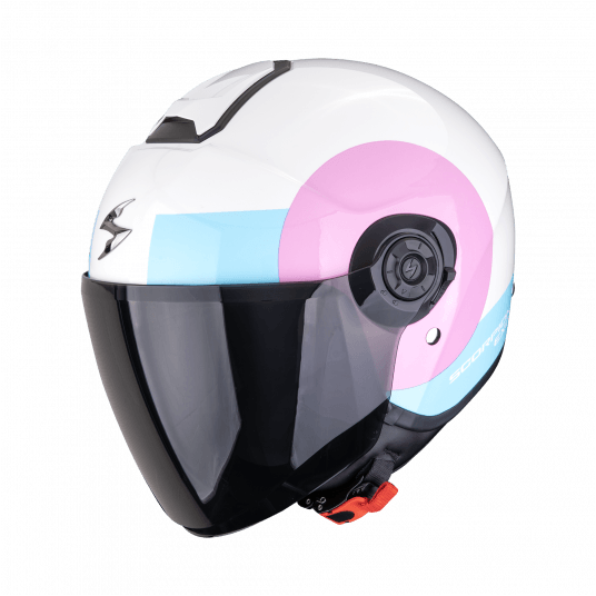 SCORPION KASK EXO-CITY II SHEER Wh-Pink-Ligh Bl S -zdjęcie numer 1