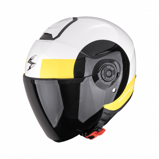 SCORPION KASK EXO-CITY II SHEER White-Bk-Yell M -zdjęcie numer 1