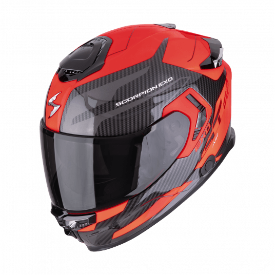 SCORPION KASK EXO-GT SP AIR FLEX BK-NEON RED S -zdjęcie numer 1