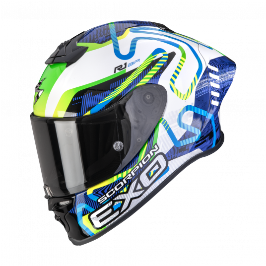 SCORPION KASK EXO-R1 II AIR Cornering WH-Bl-Gr-S -zdjęcie numer 1