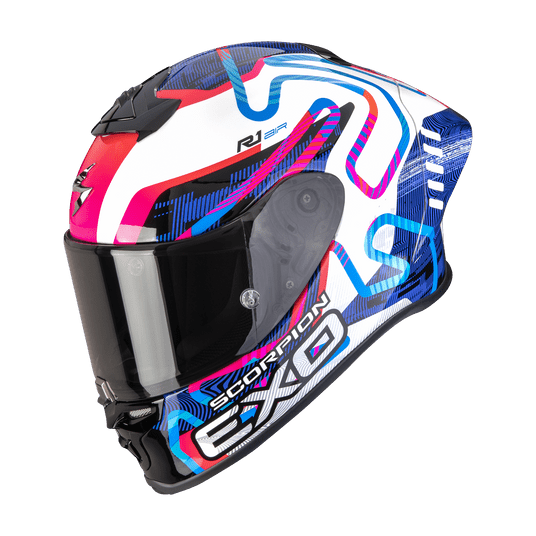 SCORPION KASK EXO-R1 II AIR Cornering WH-Bl-Pink-S -zdjęcie numer 1