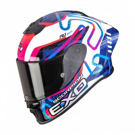 SCORPION KASK EXO-R1 II AIR Cornering WH-Bl-Pink-S -zdjęcie numer 1