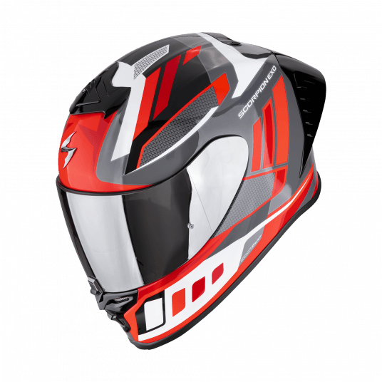 SCORPION KASK EXO-R1 II AIR VITAL GREY-WH-RED L -zdjęcie numer 1