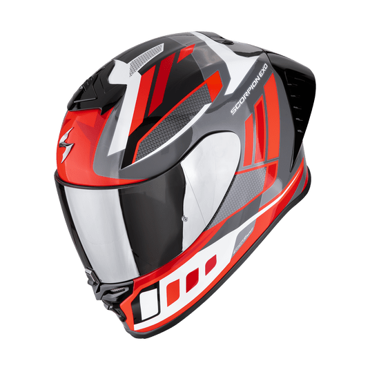 SCORPION KASK EXO-R1 II AIR VITAL GREY-WH-RED M -zdjęcie numer 1