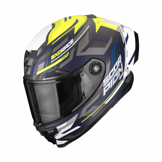 SCORPION KASK EXO-RACE AIR KOBRA Matt- BL-Yell M -zdjęcie numer 1