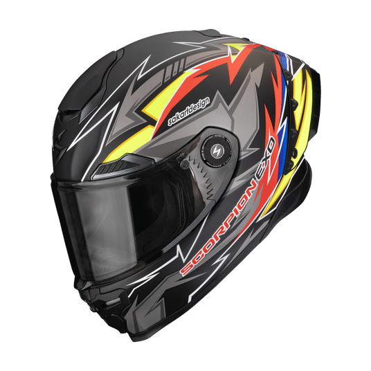 SCORPION KASK EXO-RACE AIR MOVE ON BK-RD-YELL M -zdjęcie numer 1