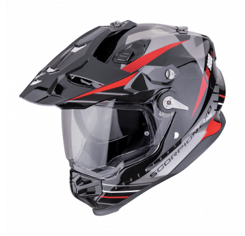 SCORPION KASK ADF-9000 AIR FEAT BK-SIL-RED L