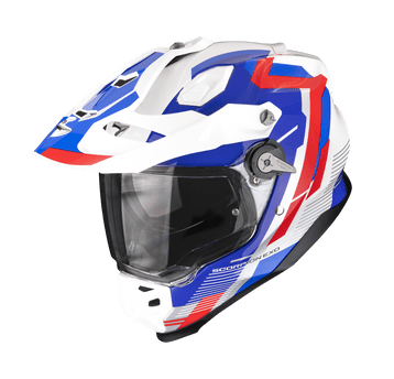 SCORPION KASK ADF-9000 AIR PATROL White-Blu-Red XL