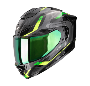 SCORPION KASK EXO-1500 AIR SLEEK BLACK-GREEN S