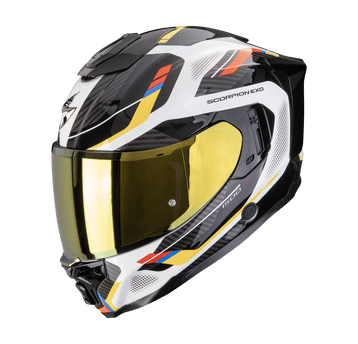 SCORPION KASK EXO-1500 AIR SLEEK WH-BLUE-YELL M