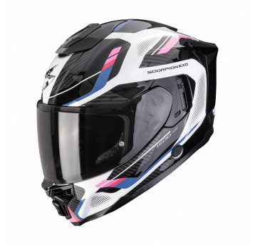 SCORPION KASK EXO-1500 AIR SLEEK White-Bk-Pink S