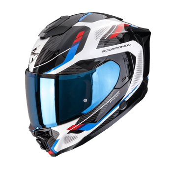 SCORPION KASK EXO-1500 AIR SLEEK White-Red-Blu M