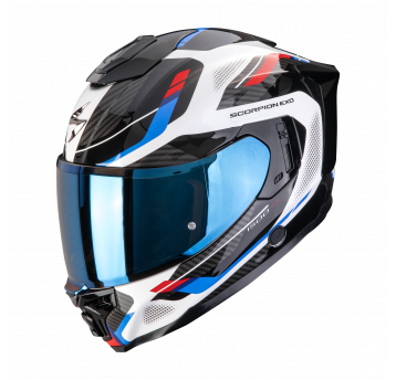 SCORPION KASK EXO-1500 AIR SLEEK White-Red-Blue XL