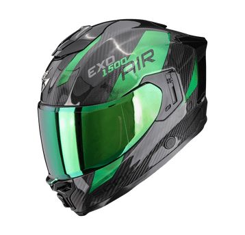 SCORPION KASK EXO-1500 CARBON AIR PLATT Bk-Green L
