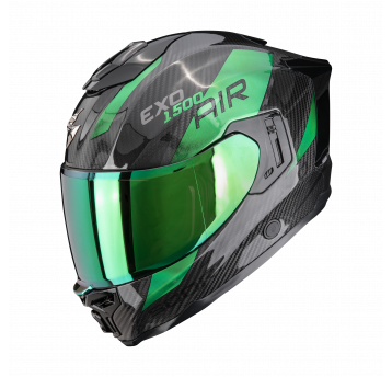 SCORPION KASK EXO-1500 CARBON AIR PLATT Bk-Green M