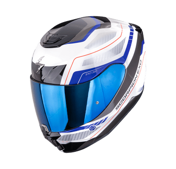 SCORPION KASK EXO-391 LEO White-Blue M