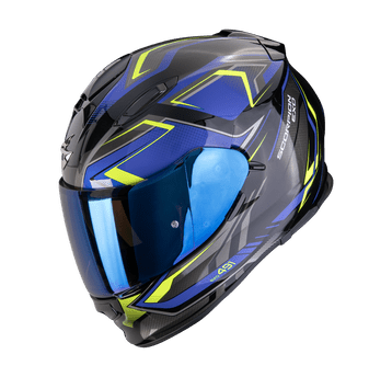 SCORPION KASK EXO-491 ZUMO Bk-Bl-Neon yell S