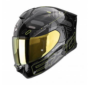 SCORPION KASK EXO-530 AIR FOND Black-Neon-Yel XXL