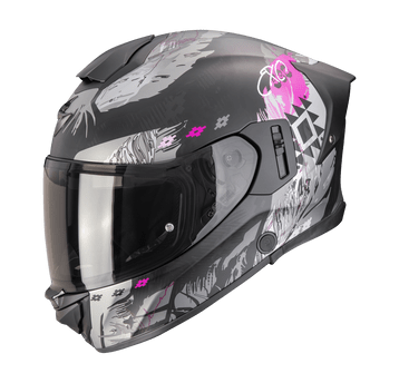 SCORPION KASK EXO-530 AIR HADJI Matt Black-Pink L