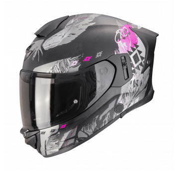 SCORPION KASK EXO-530 AIR HADJI Matt Black-Pink XS