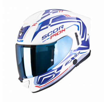 SCORPION KASK EXO-530 AIR SLOPE WH-BL-RD L