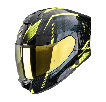 SCORPION KASK EXO-530 AIR THERAS Black-Neon Yel L