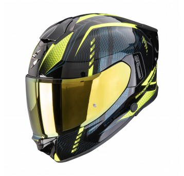 SCORPION KASK EXO-530 AIR THERAS Black-Neon Yel M