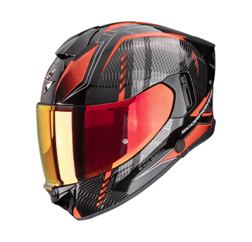 SCORPION KASK EXO-530 AIR THERAS Metallic BK-RD M