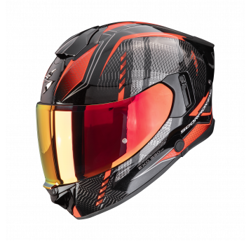 SCORPION KASK EXO-530 AIR THERAS Metallic BK-RD XL