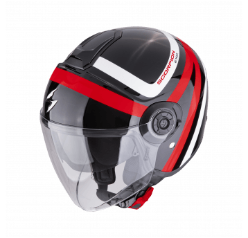 SCORPION KASK EXO-CITY II RIVA BLACK-RED XL
