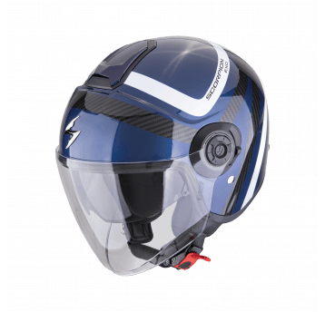 SCORPION KASK EXO-CITY II RIVA BLUE-BLACK M